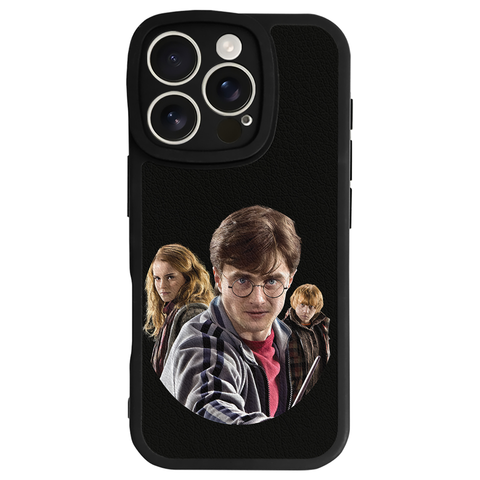 （画像用） Harry Potter ハリー・ポッターシリーズ 【iPhone 16シリーズ対応】シリコンスマホケース（レザー調） 材質：シリコン